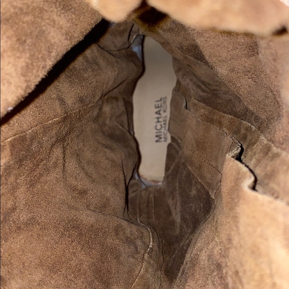 Michael Kors Harness Slouch boot Brown/Camel Suede - Picture 6 of 6